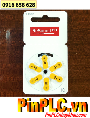 Pin máy trợ thính ReSound PR536, Pin số 10 _Pin máy điếc ReSound PR536/10 chính hãng /X.xứ Đức
